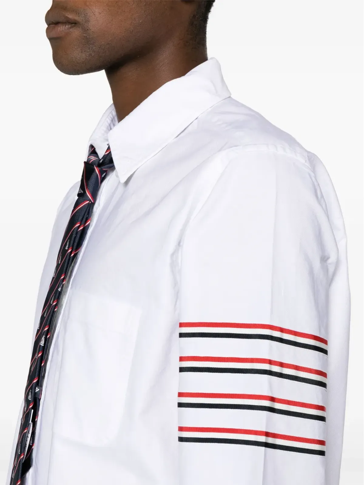 Thom Browne 4-Bar ロングスリーブ コットンシャツ - 画像5