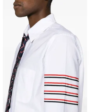 Thom Browne 4-Bar ロングスリーブ コットンシャツ - サムネイル5