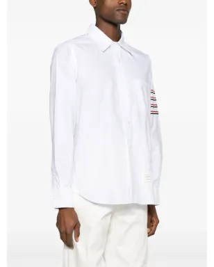 Thom Browne 4-Bar ロングスリーブ コットンシャツ - サムネイル3