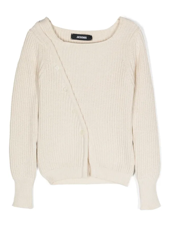 JACQUEMUS L'ENFANT JACQUEMUS L'ENFANT Le Maile Pau リブ編みジャンパーの商品画像