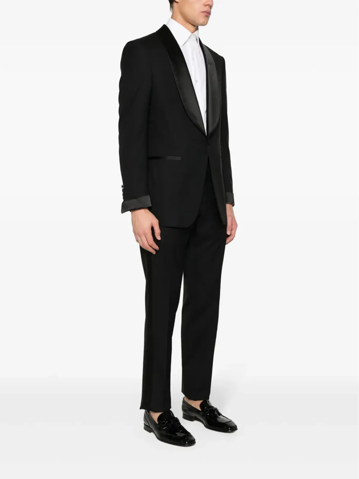 TOM FORD シングルブレストのディナースーツ - ブラック - 画像3