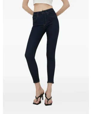 Levi's 721ハイライズファイブポケットジーンズ ブルー - サムネイル1