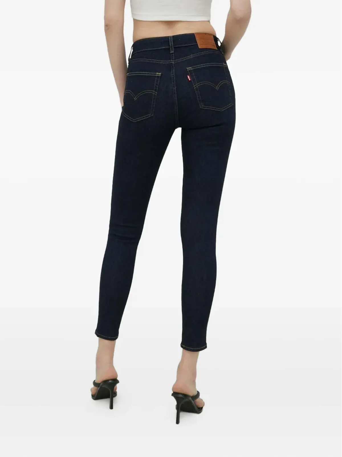 Levi's 721ハイライズファイブポケットジーンズ ブルー - 画像3