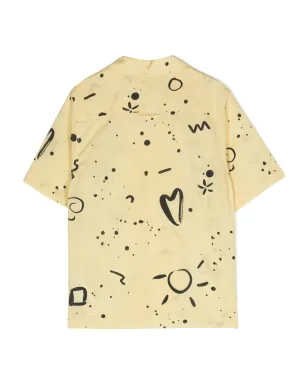 JACQUEMUS L'ENFANT Le Jean柄コットンシャツ - サムネイル2