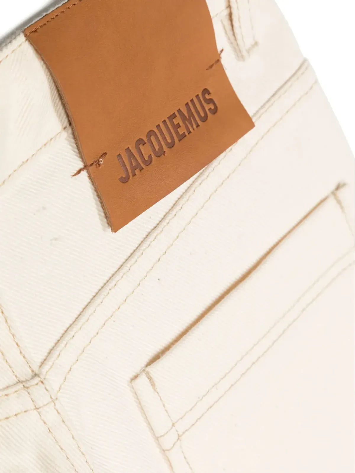 JACQUEMUS L'ENFANT Le Short de Nîmes コットンショーツ - Neutrals - 画像3