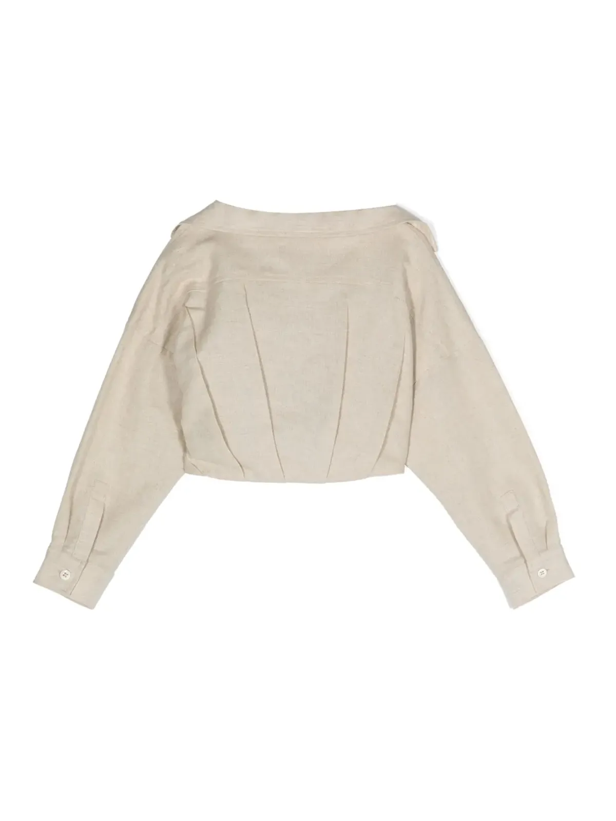 JACQUEMUS L'ENFANT Le Mejean linen-cotton shirt - Neutrals - 画像2