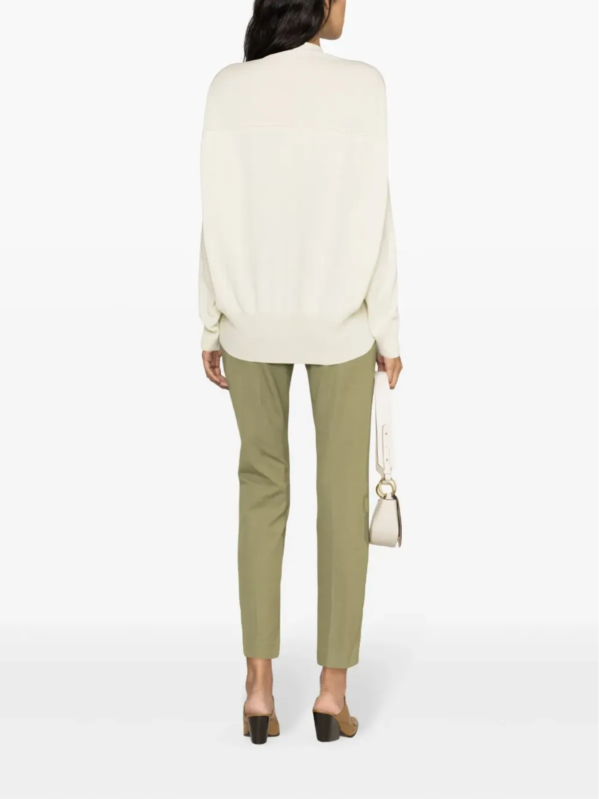 Stella McCartney リジェネレーテッドカシミヤ混紡ニット ジャンパー - イエロー - 画像4