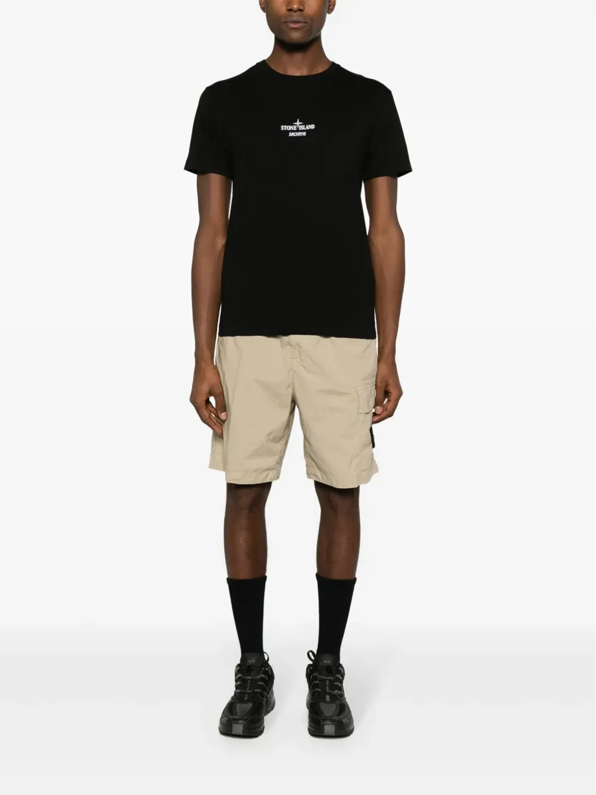 Stone Island アーカイヴィオ コットン Tシャツ - 画像2