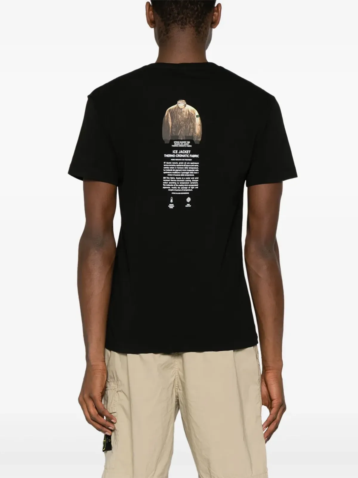 Stone Island アーカイヴィオ コットン Tシャツ - 画像4