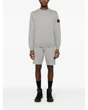 Stone Island コンパスバッジ コットン スウェットシャツ - グレー - サムネイル2