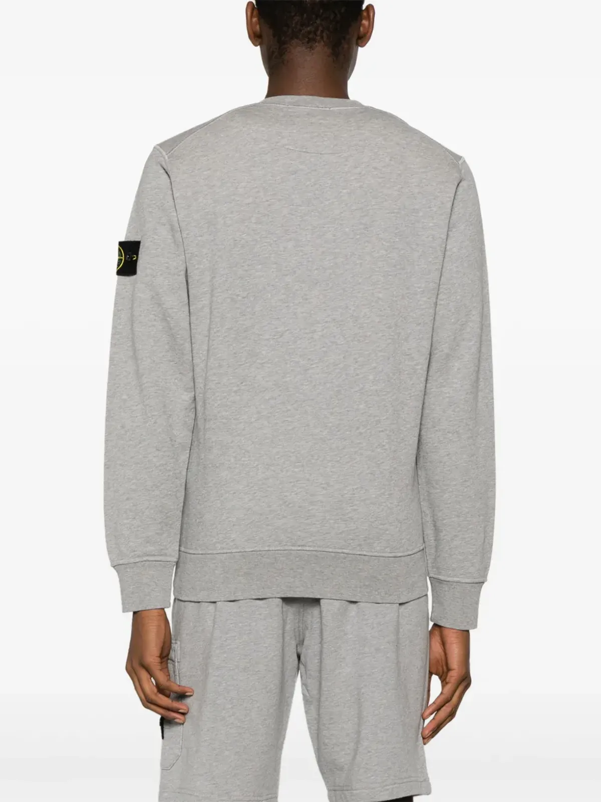 Stone Island コンパスバッジ コットン スウェットシャツ - グレー - 画像4