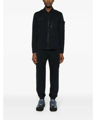 Stone Island コンパスバッジ コットン トラックパンツ - ブルー - サムネイル2
