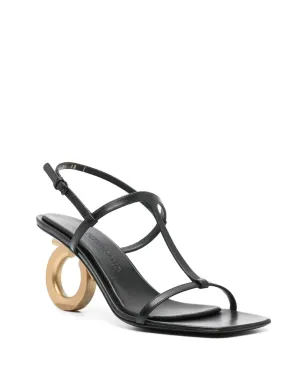 Ferragamo エリナ サンダル - ブラック - サムネイル2