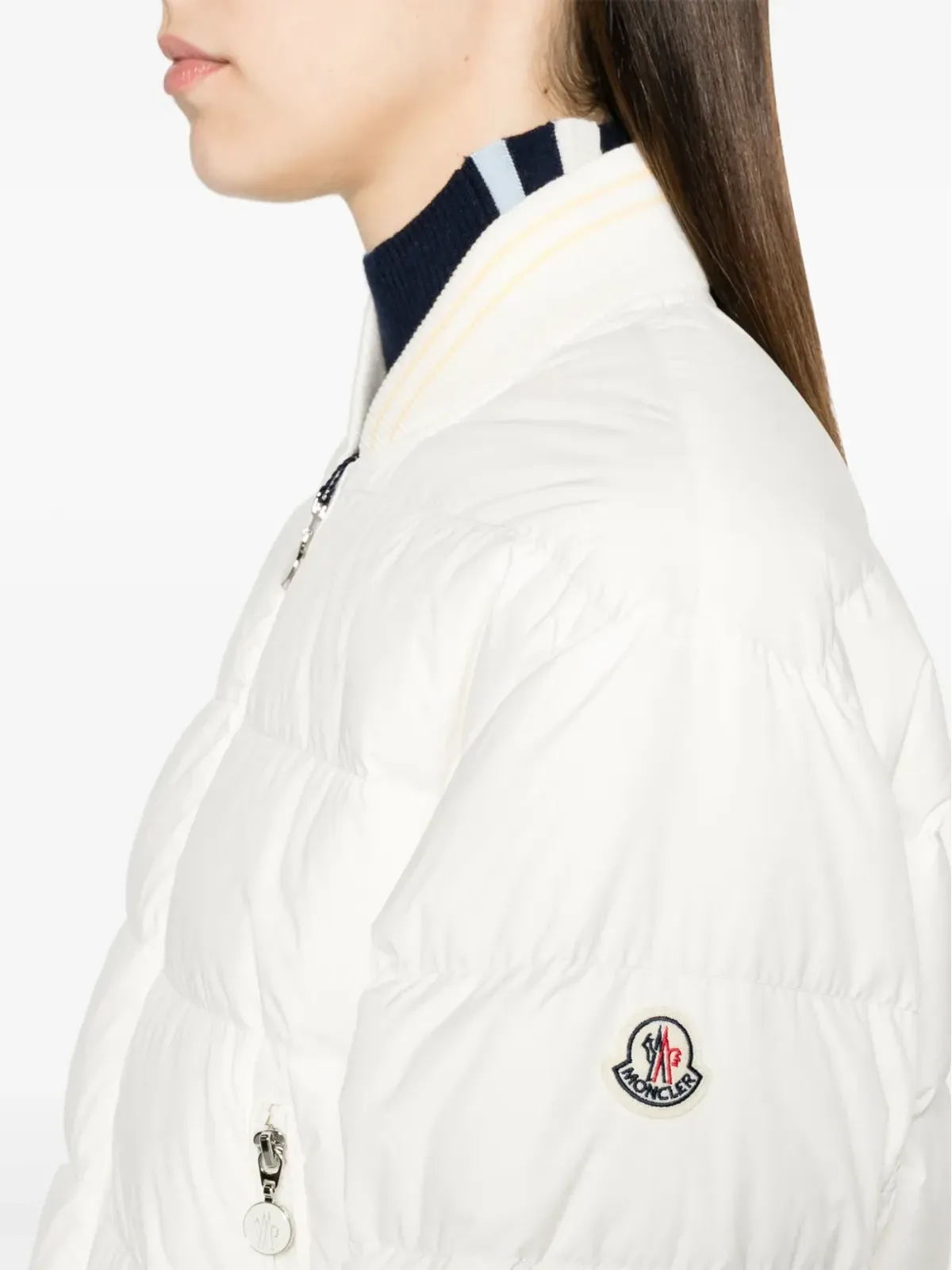 Moncler アルゴ パディッド ボンバー ジャケット - ホワイト - 画像5