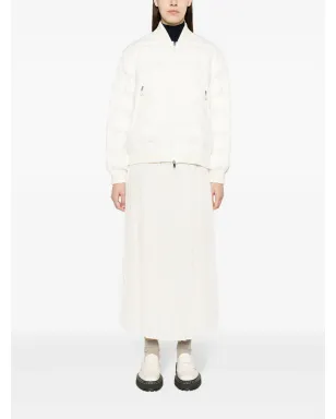 Moncler アルゴ パディッド ボンバー ジャケット - ホワイト - サムネイル2