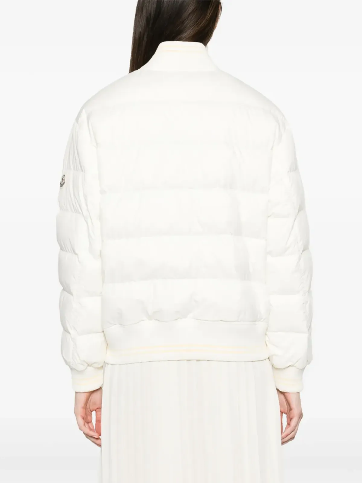 Moncler アルゴ パディッド ボンバー ジャケット - ホワイト - 画像4