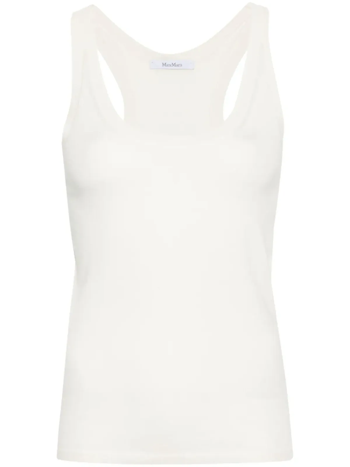 Max Mara スクープネック ニットトップス - ニュートラルカラー - 画像1