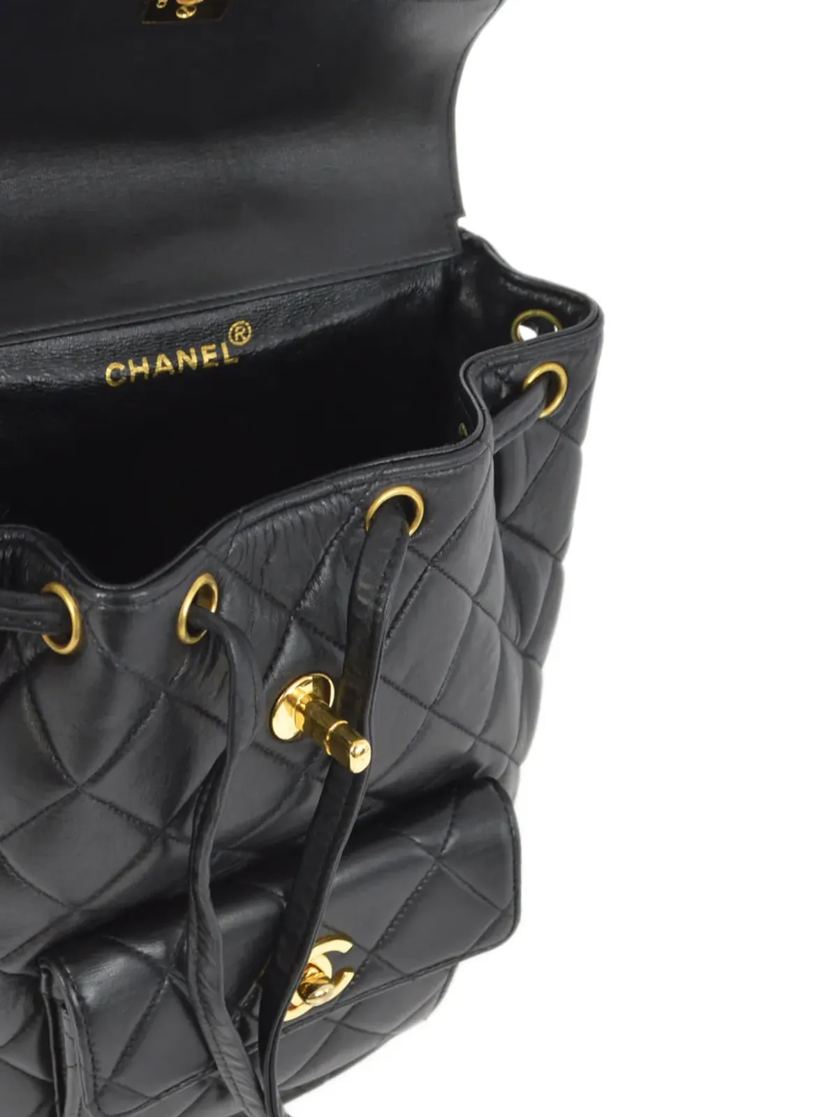 CHANEL ビンテージ 1997年 大型 デュマ バックパック - 画像4