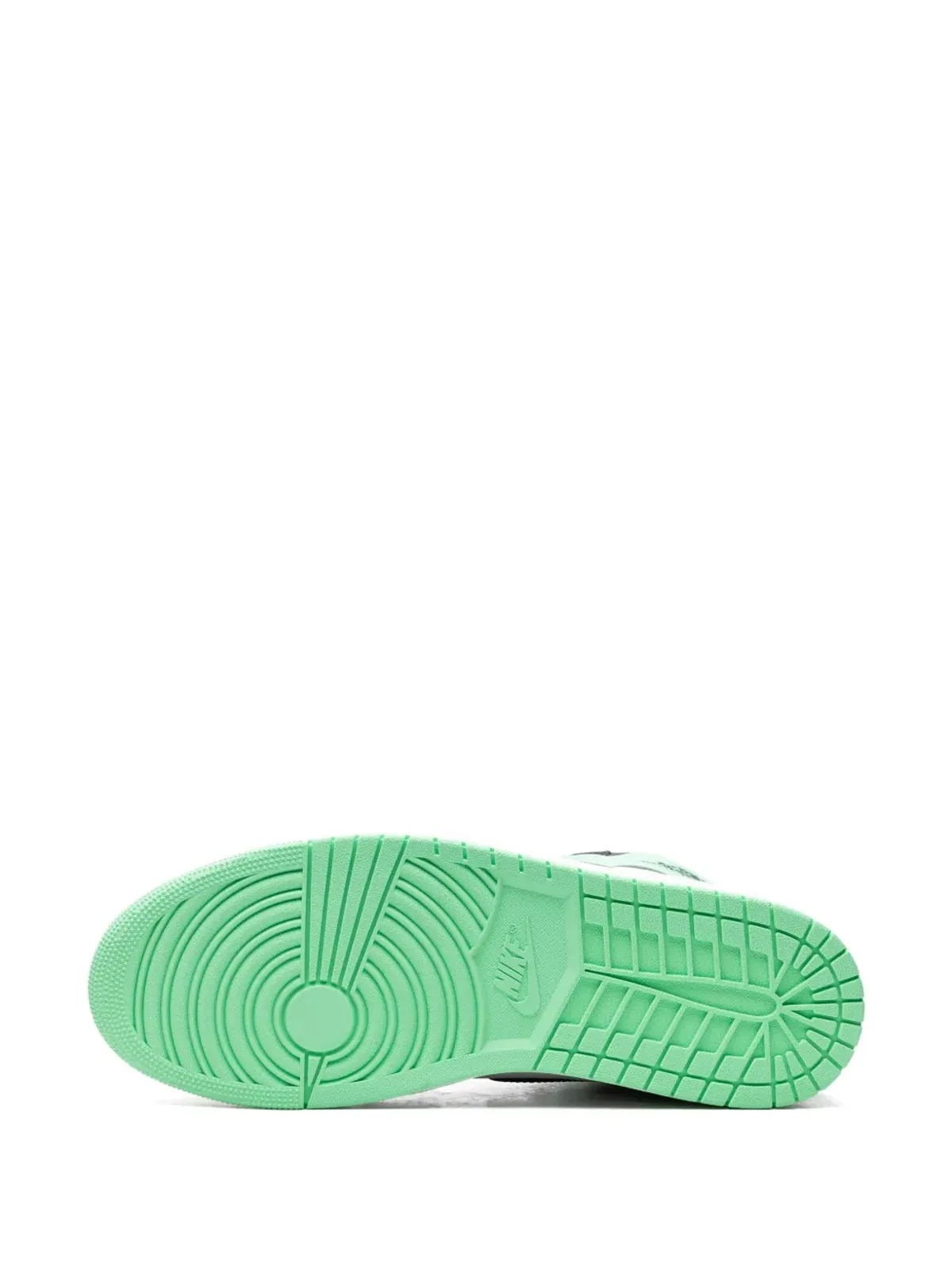 Jordan エアジョーダン 1 レトロハイ OG「Green Glow」スニーカー - ホワイト - 画像5