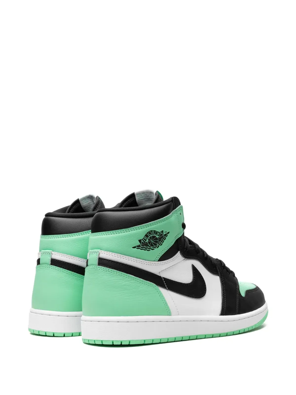 Jordan エアジョーダン 1 レトロハイ OG「Green Glow」スニーカー - ホワイト - 画像3
