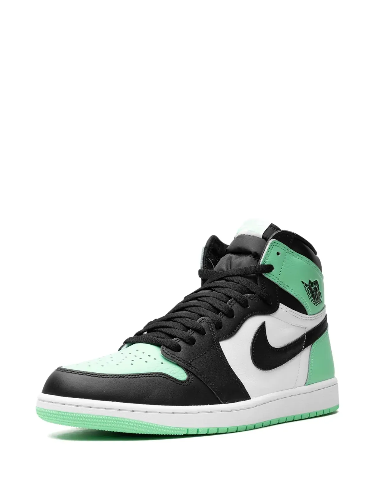 Jordan エアジョーダン 1 レトロハイ OG「Green Glow」スニーカー - ホワイト - 画像4