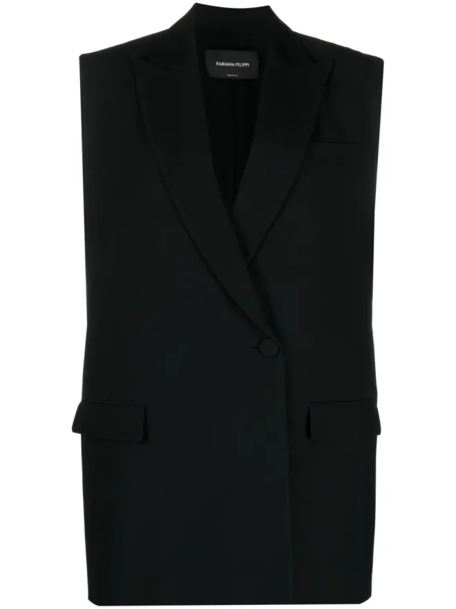 Fabiana Filippi Fabiana Filippi ダブルブレスト テーラードベストの商品画像