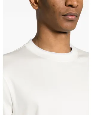 Brunello Cucinelli レイヤードコットンTシャツ - ホワイト - サムネイル5