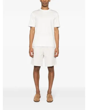 Brunello Cucinelli レイヤードコットンTシャツ - ホワイト - サムネイル2
