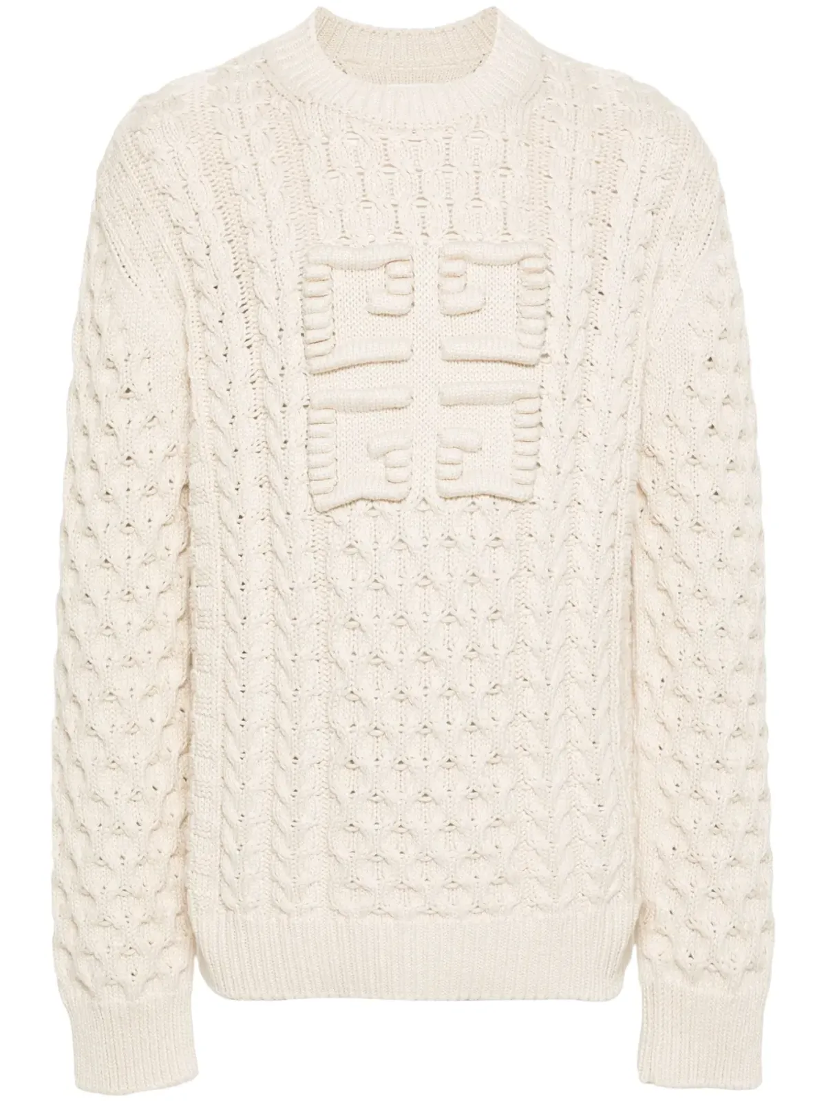 Givenchy 4G ケーブルニット セーター - 画像1