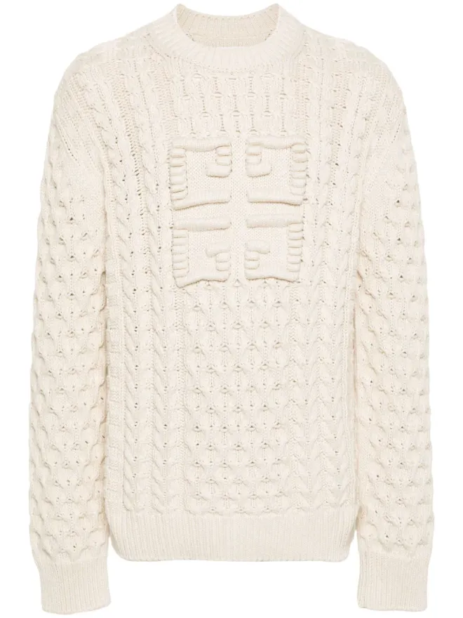 Givenchy Givenchy 4G ケーブルニット セーターの商品画像