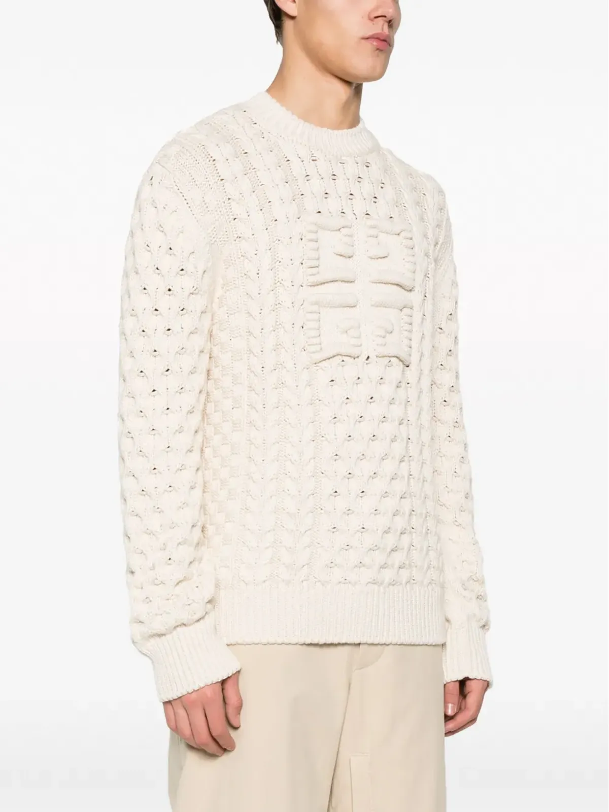 Givenchy 4G ケーブルニット セーター - 画像3