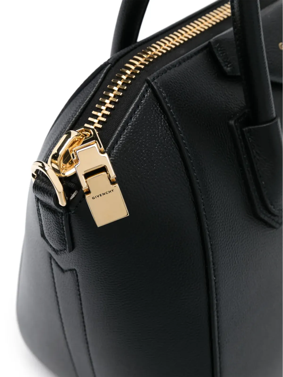 Givenchy 小型アンティゴナ レザー バッグ - ブラック - 画像4