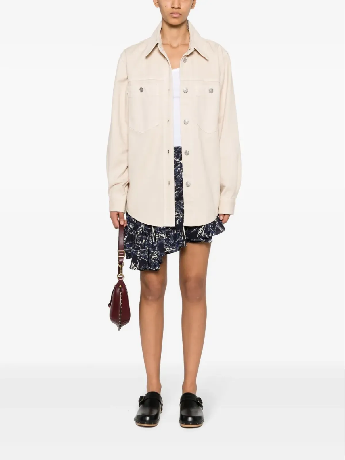 ISABEL MARANT Talbot ボタン付きシャツ - ベージュ - 画像2