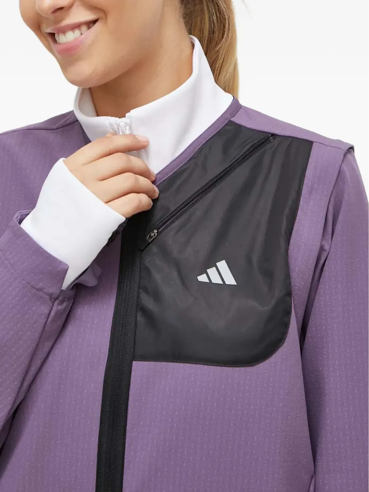 adidas ジップアップジャケット - パープル - 画像5