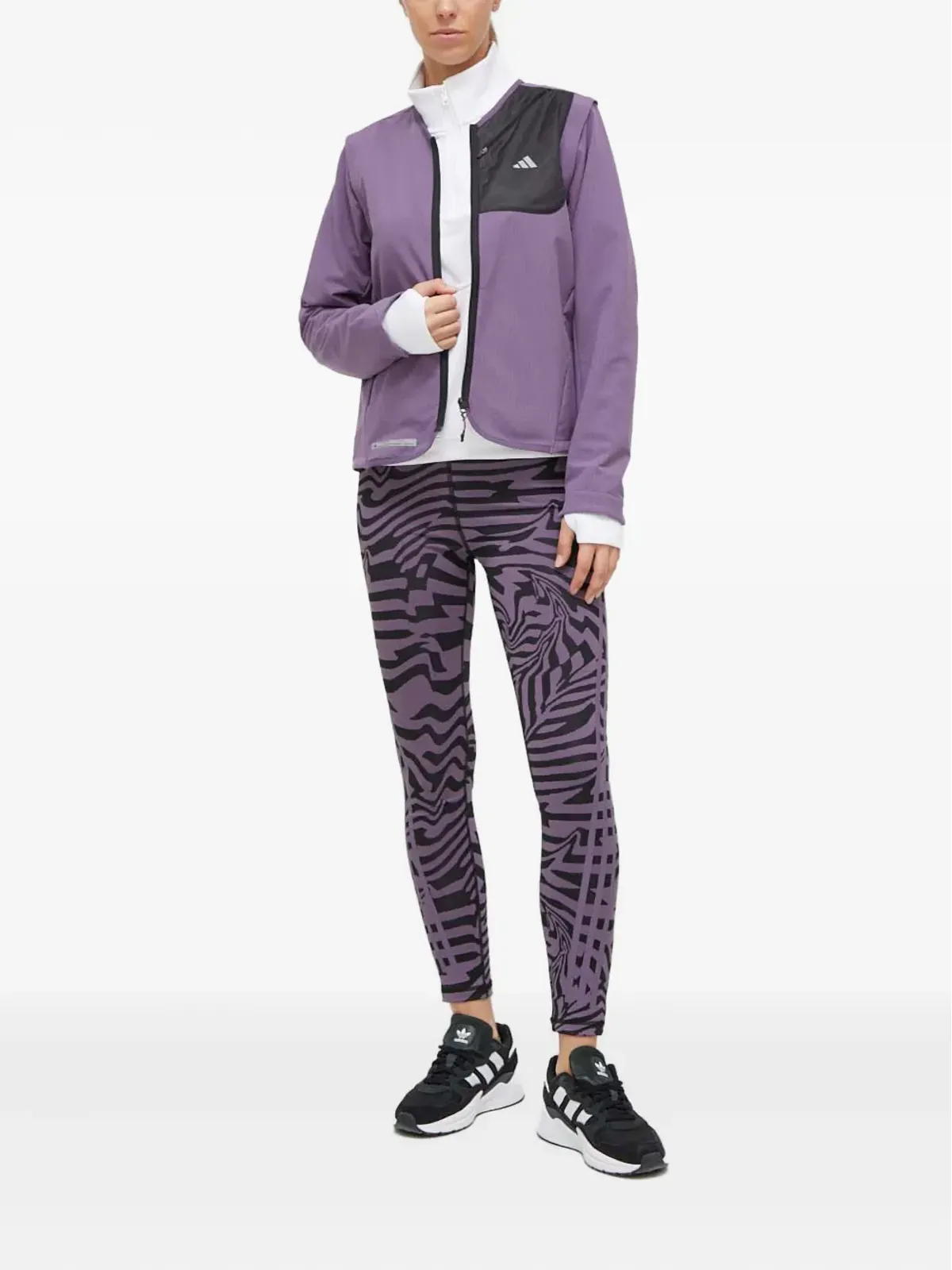 adidas ジップアップジャケット - パープル - 画像2