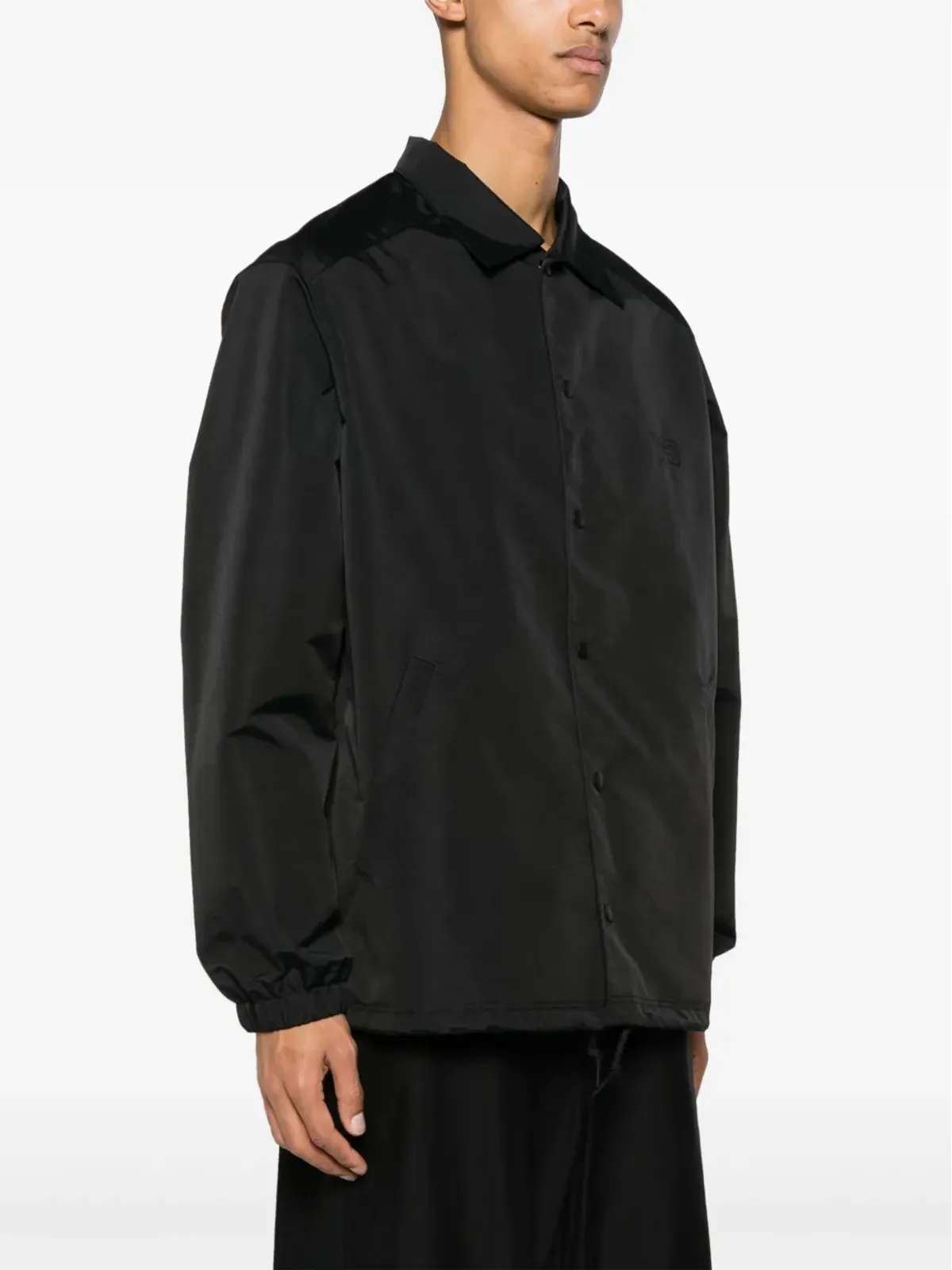 Y-3 ロゴ刺繍入りパッド入りシャツジャケット ブラック - 画像5