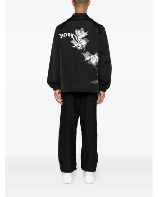 Y-3 ロゴ刺繍入りパッド入りシャツジャケット ブラック - サムネイル2
