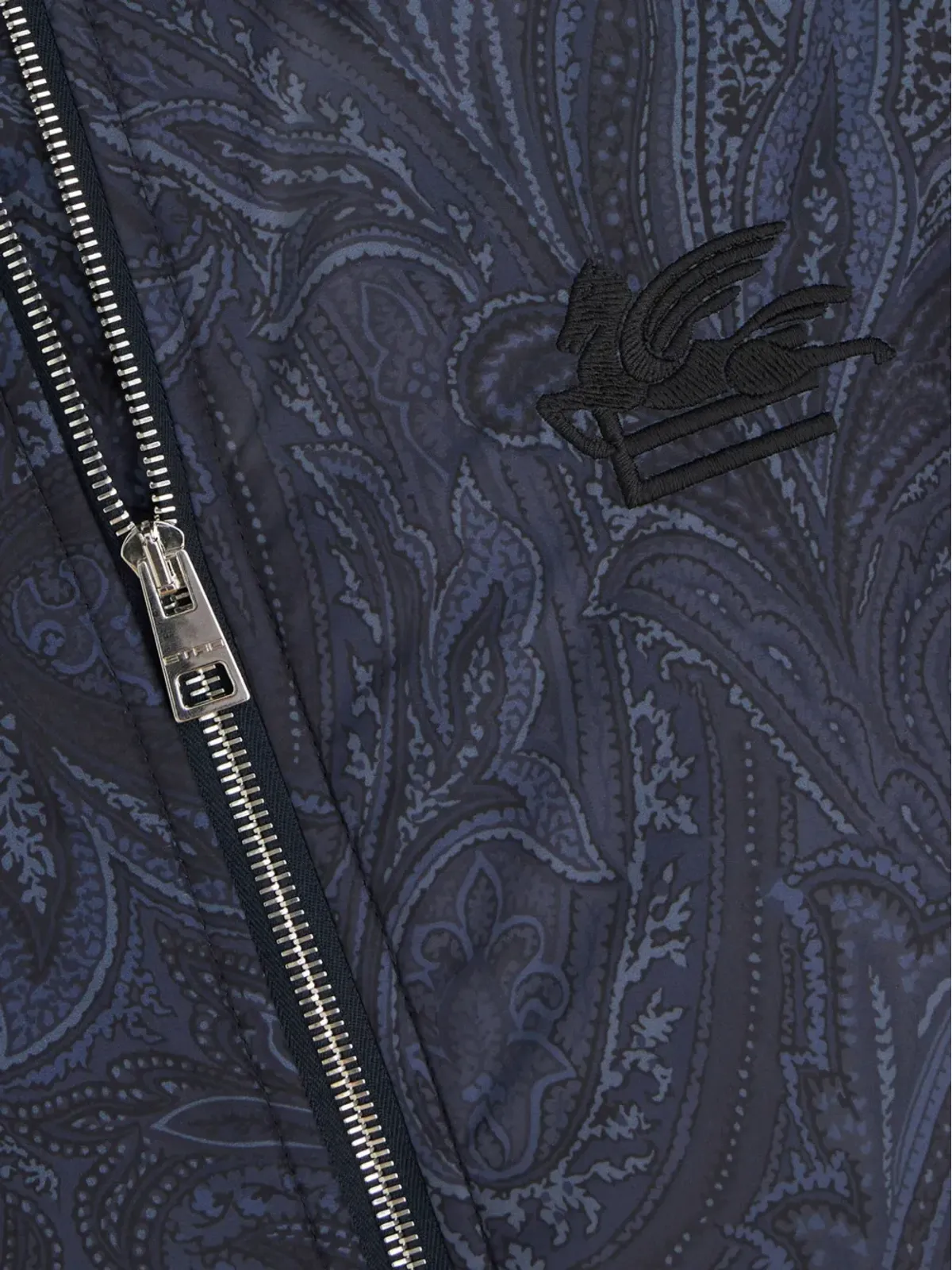 ETRO ロゴ刺繍ペイズリープリント ボンバージャケット - 画像5