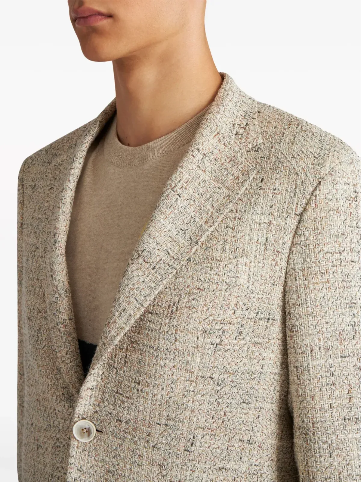 ETRO シングルブレスト ブークレ ブレザー - ニュートラル系 - 画像5