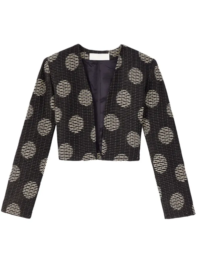 DESTREE DESTREE ヘルム Geometric-pattern Print ブレザーの商品画像