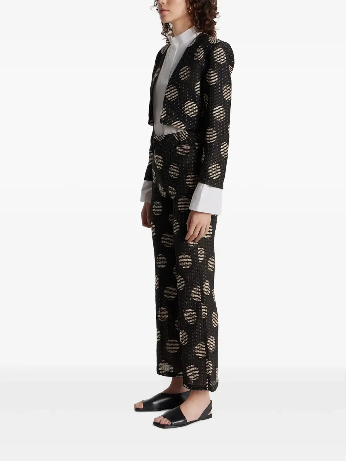 DESTREE ヘルム Geometric-pattern Print ブレザー - 画像3