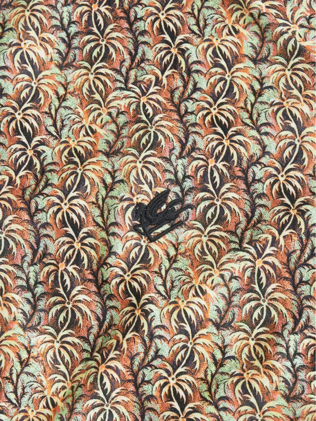ETRO パームツリー柄コットンTシャツ - オレンジ - 画像5