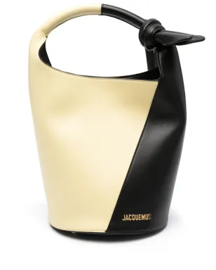 Jacquemus Le Petit Tourni レザー バケットバッグ - イエロー - サムネイル1