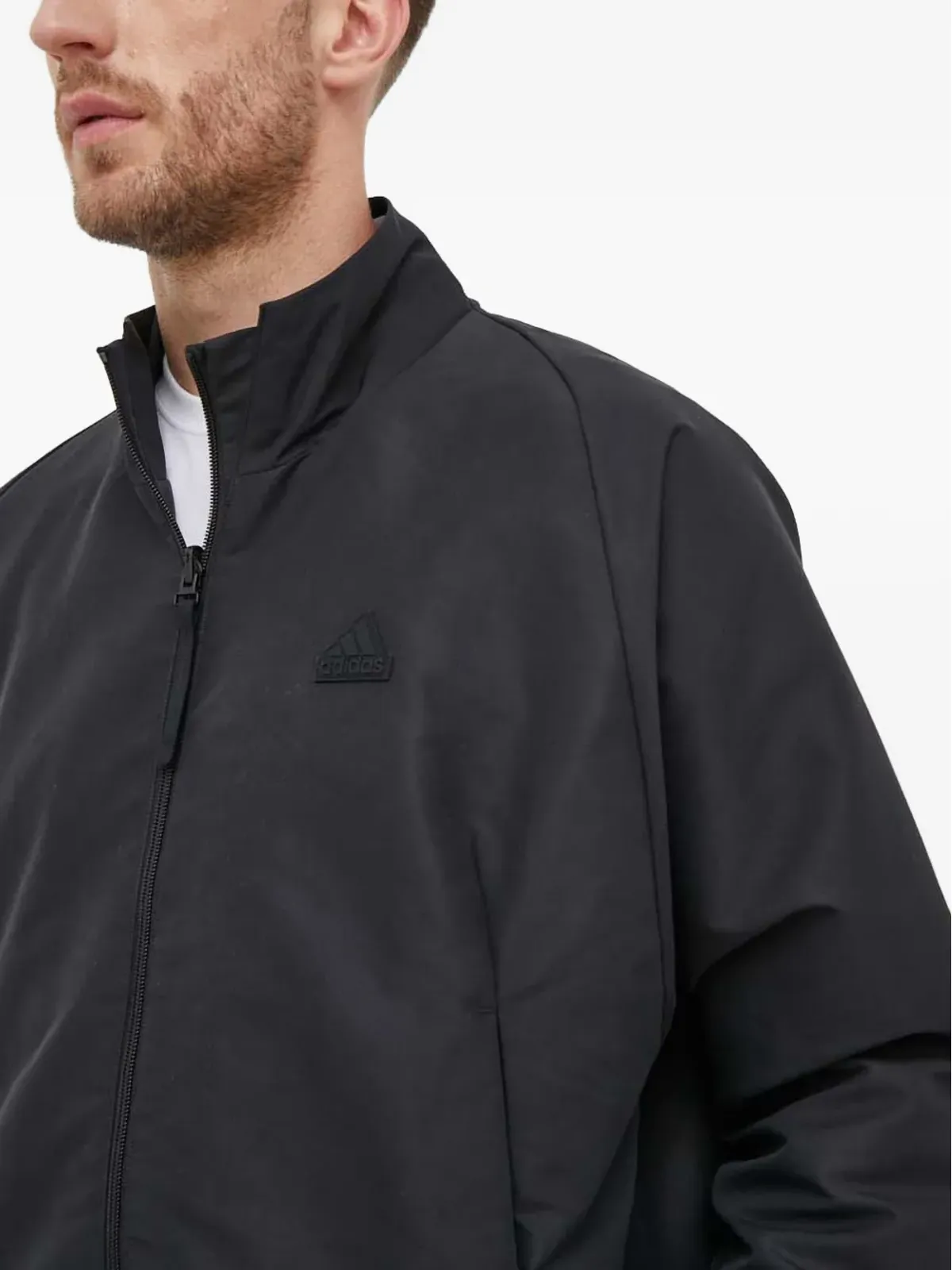 adidas ロゴプレート ジップアップジャケット - 画像4