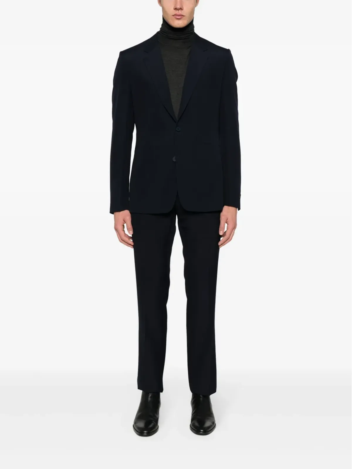 Givenchy ウールのシングルブレストブレザー ブルー - 画像2
