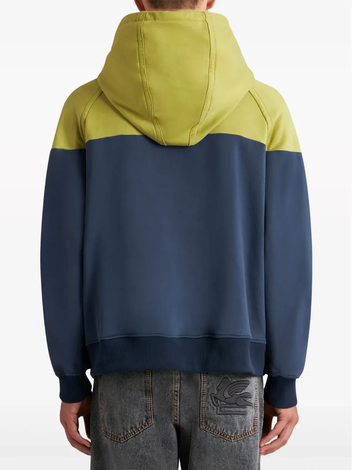 ETRO ペガソモチーフ コットン フーディー - ブルー - 画像3