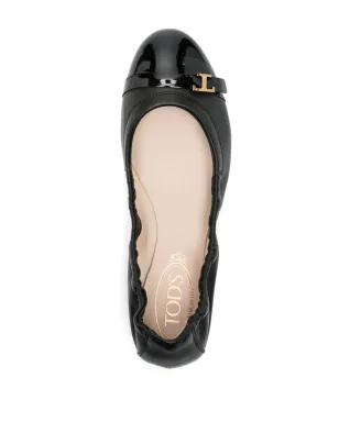 Tod's ゴンミーノ バレエパンプス - ブラック - サムネイル4