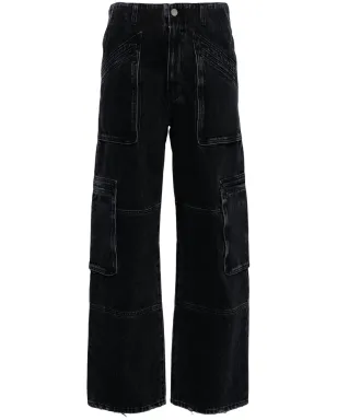 AMIRI 色落ち風カーゴパンツ - ブラック - サムネイル1