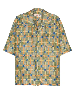 Marni グラフィックプリント シルクシャツ - サムネイル1