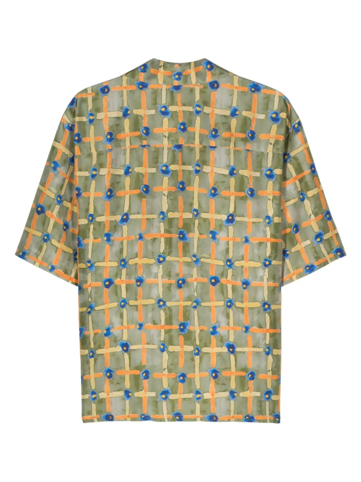 Marni グラフィックプリント シルクシャツ - 画像2